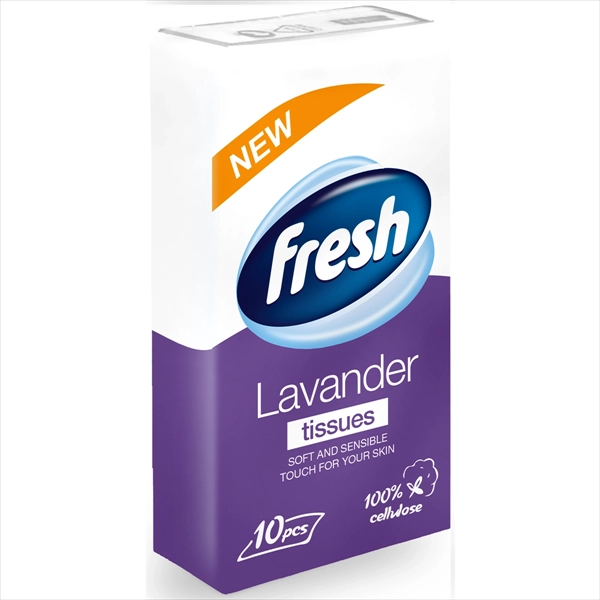 FRESH PAPIRNE MARAMICE LAVANDA 3 SLOJA 10KOM