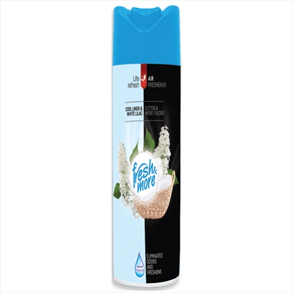 FRESH&MORE OSVEŽIVAČ PROSTORA SPREJ COOL LINEN&WHITE LILAC 300ML