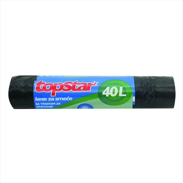 TOP STAR KESE HDPE 40L 12/1