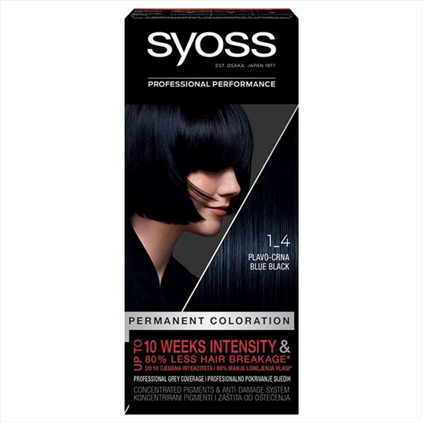 SYOSS BOJA ZA KOSU 1-4 PLAVO-CRNA