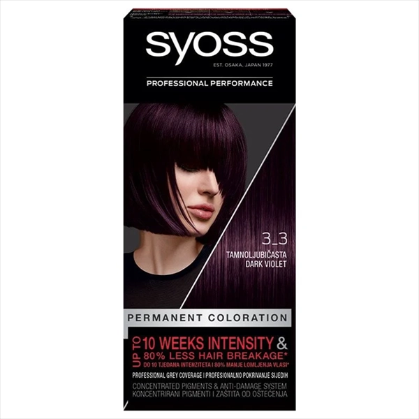 SYOSS BOJA ZA KOSU 3-3 TAMNOLJUBIČASTA