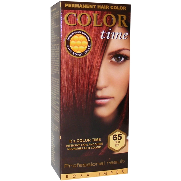 COLOR TIME BOJA ZA KOSU 65 VATRENO CRVENA