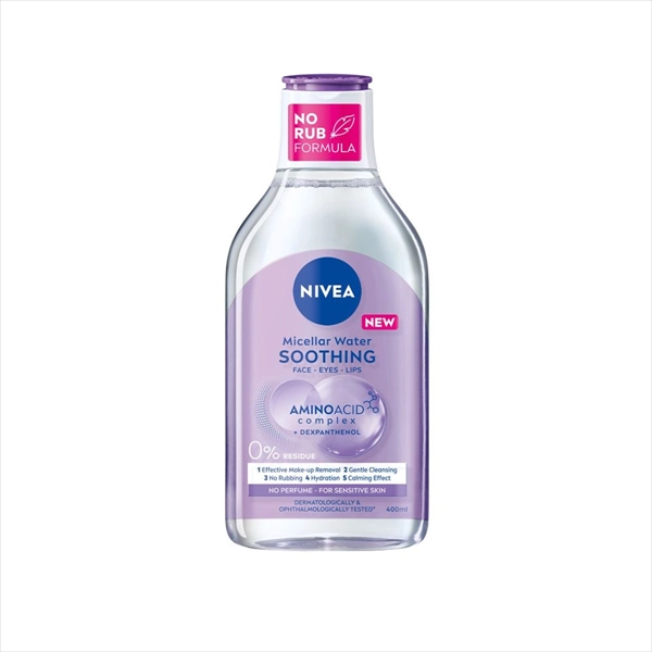 NIVEA MICELARNA VODA ZA LICE SOOTHING ZA OSETLJIVU KOŽU 3U1 400ML
