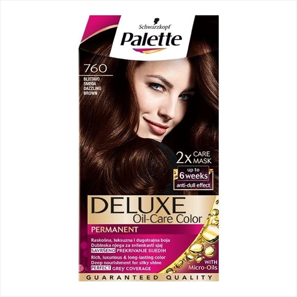 PALETTE DELUXE BOJA ZA KOSU 4-65 (760) BLISTAVO SMEĐA