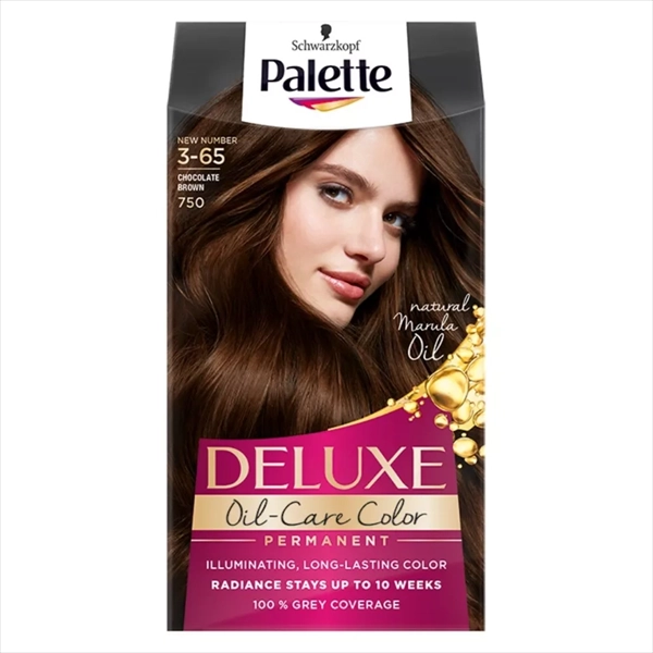 PALETTE DELUXE BOJA ZA KOSU 3-65 (750) ČOKOLADNO SMEĐA