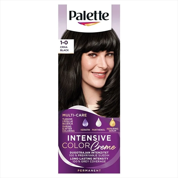 PALETTE INTENSIVE COLOR CREME BOJA ZA KOSU 1-0 (N1) CRNA