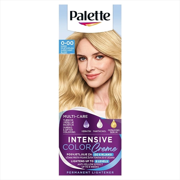 PALETTE INTENSIVE COLOR CREME BOJA ZA KOSU 0-00 (E20) SUPER SV. PLAVA