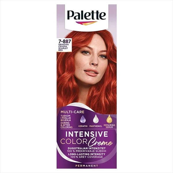 PALETTE INTENSIVE COLOR CREME BOJA ZA KOSU 7-887 (RV6) SKARLET CRVENA