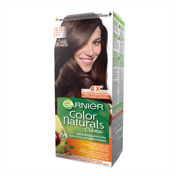 GARNIER COLOR NATURALS BOJA ZA KOSU 5.12 HLADNO TAMNA SMEĐA