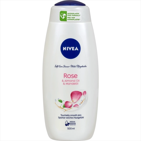 NIVEA GEL ZA TUŠIRANJE SOFT CARE ROSE&ALMOND OIL WOMEN 500ML