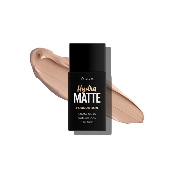 AURA TEČNI PUDER HYDRA MATTE 015 HONEY GLOW 30ML