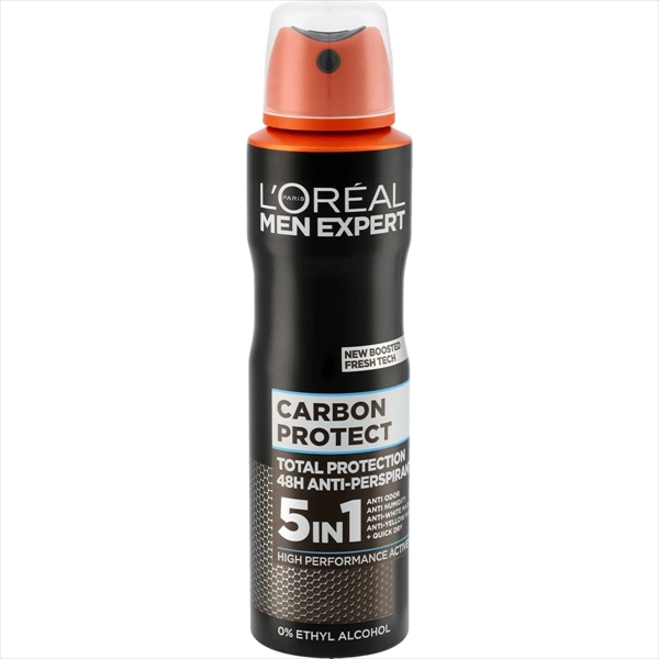 L'OREAL MEN EXPERT DEO SPREJ CARBON PROTECT 5U1 150ML