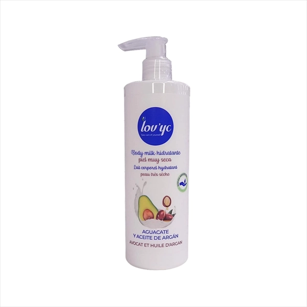 LOVYC MLEKO ZA TELO HYDRATING AVOCADO&ARGAN OIL PUMPICA 400ML