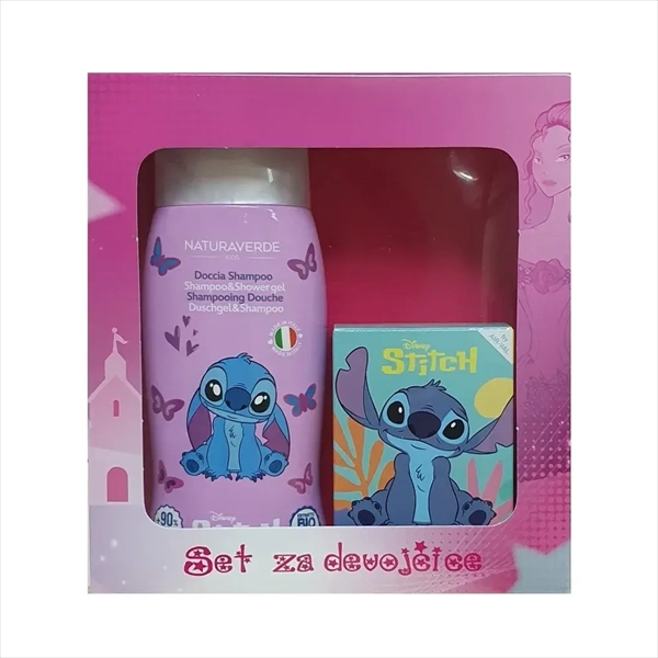 AIR-VAL SET ZA DEVOJČICE STITCH (KUPKA 250ML + EDT 30ML)