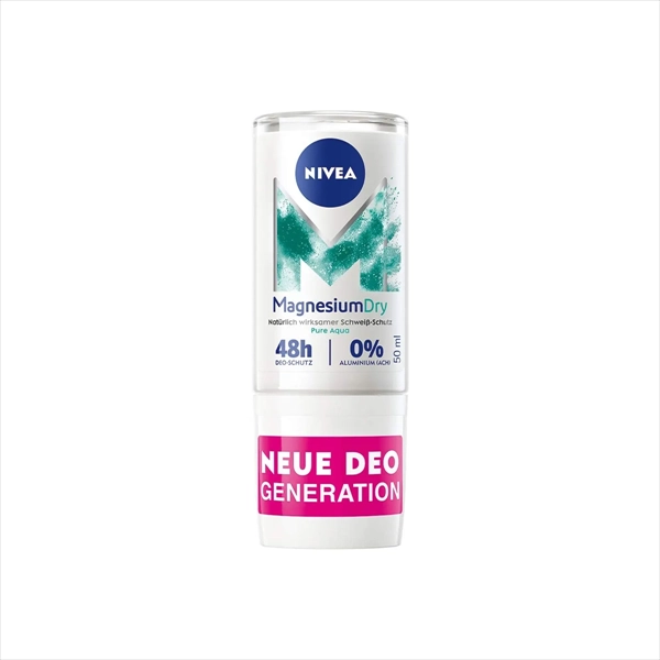 NIVEA DEO ROLL-ON MAGNESIUM DRY PURE AQUA WOMEN 50ML