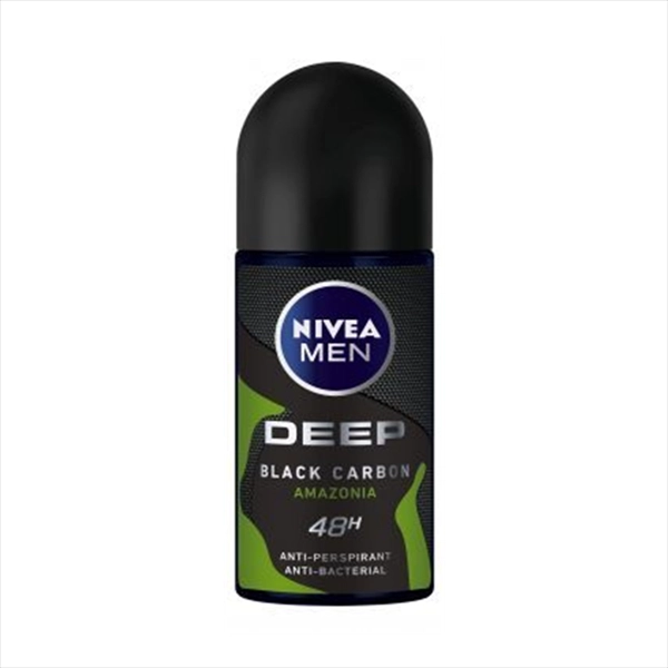 NIVEA MEN DEO ROLL-ON DEEP BLACK CARBON AMAZONIA 50ML