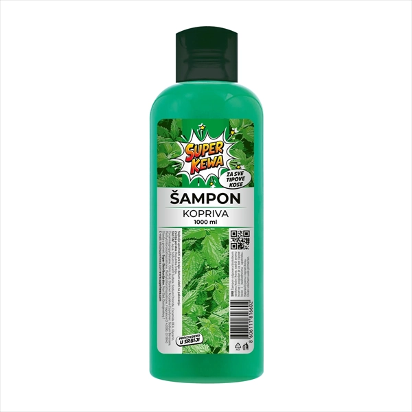 SUPER KEWA ŠAMPON ZA KOSU KOPRIVA 1L